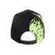 Casquette NY Noire et Jaune Fluo City Fashion Baseball Noryk CASQUETTES Hip Hop Honour