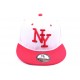 Snapback Ny blanche et visière rouge ANCIENNES COLLECTIONS divers