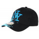 Casquette Enfant Noire Tags Bleus City Baseball Tendance Noryk de 7 à 11 ans Casquette Enfant Hip Hop Honour