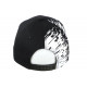 Casquette Enfant Noire Tags Blancs City Baseball Tendance Noryk de 7 à 11 ans Casquette Enfant Hip Hop Honour