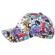 Casquette Enfant NY Blanche et Bleue Fashion Baseball Big City de 7 à 11 ans ANCIENNES COLLECTIONS divers