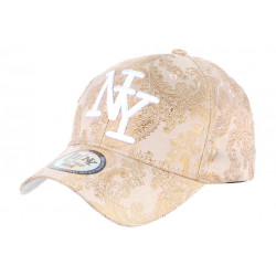 Casquette Baseball Dorée Tendance et Classe Luxe Baseball NY Dily ANCIENNES COLLECTIONS divers