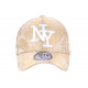 Casquette Baseball Dorée Tendance et Classe Luxe Baseball NY Dily ANCIENNES COLLECTIONS divers