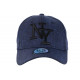 Casquette Enfant Bleu Denim et Lin Baseball NY Laxy de 6 a 11 ans Casquette Enfant Hip Hop Honour