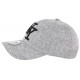 Casquette NY Grise Denim Jean et Lin Classe Tendance Baseball Laxy CASQUETTES Hip Hop Honour