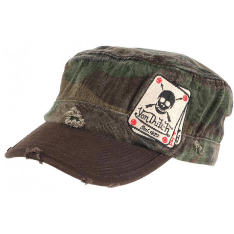 Casquette Army Von Dutch Camouflage Kaki 1929 Militaire Vintage ANCIENNES COLLECTIONS divers