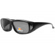 Surlunettes de Soleil Polarisées Noir Mat Confortables Fyxia LUNETTES SOLEIL Eye Wear