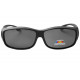 Surlunettes de Soleil Polarisées Noir Mat Confortables Fyxia LUNETTES SOLEIL Eye Wear