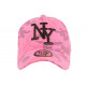 Casquette NY Militaire Rose Fluo et Noire Fashion Baseball Kaska ANCIENNES COLLECTIONS divers