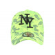 Casquette NY Militaire Jaune Fluo et Noire Fashion Baseball Kaska ANCIENNES COLLECTIONS divers