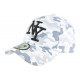 Casquette NY Militaire Blanche et Grise Fashion Baseball Kaska ANCIENNES COLLECTIONS divers