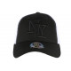 Casquette Filet NY Noire et Blanche Baseball Trucker Gybz CASQUETTES Hip Hop Honour