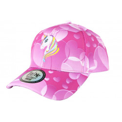 Casquette Enfant Licorne et Coeurs Rose Tendance Baseball Kids Cetya 6 a 12 ans ANCIENNES COLLECTIONS divers