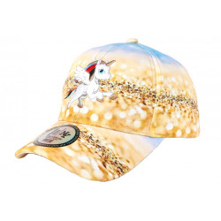 Casquette Enfant Licorne Bleue et Jaune Fashion Baseball Kids Elita 6 a 12 ans ANCIENNES COLLECTIONS divers