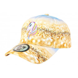 Casquette Enfant Licorne Jaune et Bleue Tendance Baseball Kids Elita 6 a 12 ans ANCIENNES COLLECTIONS divers