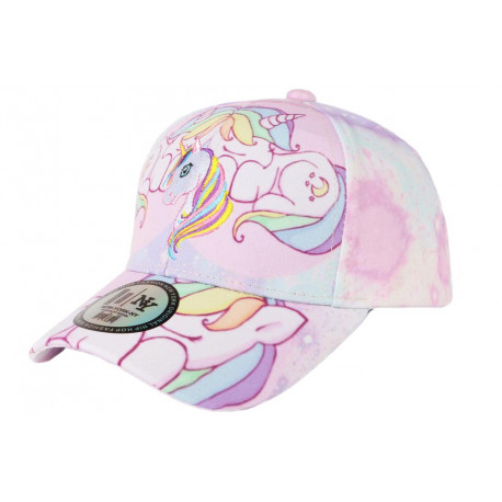 Casquette Fille Licorne Blanche et Rose Tendance Baseball Liny 6 a 12 ans ANCIENNES COLLECTIONS divers