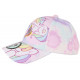 Casquette Fille Licorne Blanche et Rose Tendance Baseball Liny 6 a 12 ans ANCIENNES COLLECTIONS divers