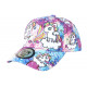 Casquette Enfant Licorne Bleue et Violette Tendance Baseball Celly 6 a 12 ans ANCIENNES COLLECTIONS divers