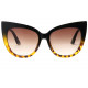 Grandes Lunettes de Soleil Papillon Marron Ecailles Vintage Design Soty ANCIENNES COLLECTIONS divers