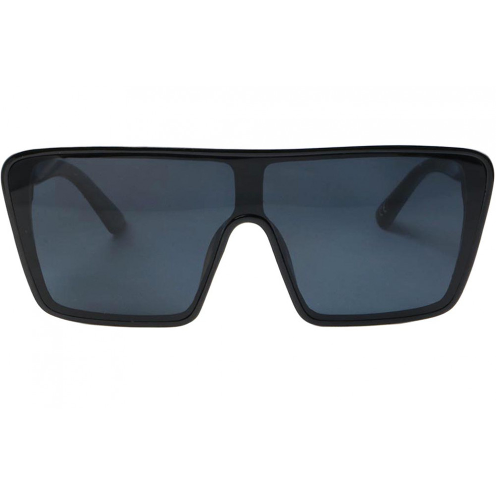 Lunettes soleil rectangles Saky, lunettes de soleil noires livré 48h!