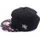 Snapback Ny Noir et rose visière imprimée ANCIENNES COLLECTIONS divers