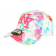 Casquette NY Blanche et Rose à Fleurs Baseball Fashion Bali CASQUETTES Hip Hop Honour