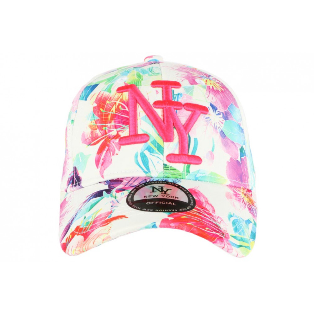 Casquette NY à fleurs Lys pour adulte - Avenuedusac