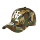 Casquette NY camouflage militaire Kaki et marron Baseball Kaptyn CASQUETTES Hip Hop Honour