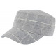 Casquette Armee Militaire Gris Bleu Rayures Blanches Aincy CASQUETTES Léon montane