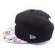 Snapback NY Noire et blanche avec visière imprimée ANCIENNES COLLECTIONS divers