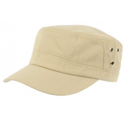 Casquette Militaire Marron Sable Classe Design Armee Tendance Koss CASQUETTES Nyls Création