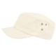 Casquette Militaire Beige Clair Classe Design Armee Fashion Koss CASQUETTES Nyls Création