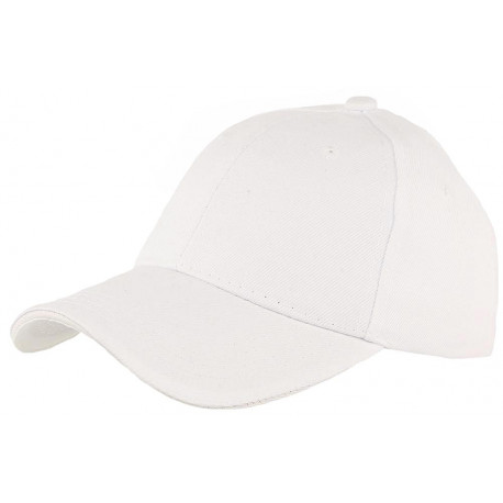 Casquette Enfant Blanche Mode Tendance Baseball Kizly de 6 a 11 ans Casquette Enfant Nyls Création