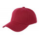 Casquette Enfant Bordeaux Rouge Tendance Baseball Kizly de 6 a 11 ans Casquette Enfant Nyls Création