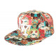 Casquette Enfant Manga Blanche Orange SnapBack NY Garçon Fille 7 a 11 ans ANCIENNES COLLECTIONS divers