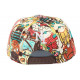 Casquette Enfant Manga Blanche Orange SnapBack NY Garçon Fille 7 a 11 ans ANCIENNES COLLECTIONS divers