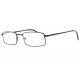 Lunettes de lecture rectangles metal noir Reyx Lunettes Loupes New Time