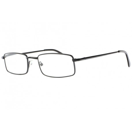 Lunettes de lecture rectangles metal noir Reyx Lunettes Loupes New Time