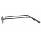 Lunettes de lecture rectangles metal noir Reyx Lunettes Loupes New Time