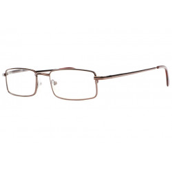 Lunettes de lecture rectangles metal marron Reyx Lunettes Loupes New Time