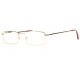 Lunettes de lecture rectangles metal dorees Reyx Lunettes Loupes New Time