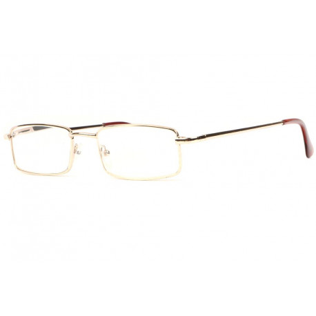 Lunettes de lecture rectangles metal dorees Reyx Lunettes Loupes New Time