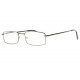 Lunettes de lecture rectangles metal argent Reyx Lunettes Loupes New Time