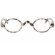 Lunettes de Lecture Rondes Marron Ecailles Retro Aida Lunettes Loupes New Time