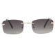 Lunette de Soleil Percées Noires Monture Argent Homme et Femme Saky LUNETTES SOLEIL Eye Wear