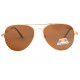 Grandes Lunettes de Soleil Polarisees Aviateur Marrons Fury LUNETTES SOLEIL Eye Wear