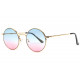 Lunettes Soleil Rondes Rose et Bleu Tendance Obladi LUNETTES SOLEIL Eye Wear