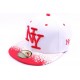 Snapback NY blanche et rouge façon Tag ANCIENNES COLLECTIONS divers