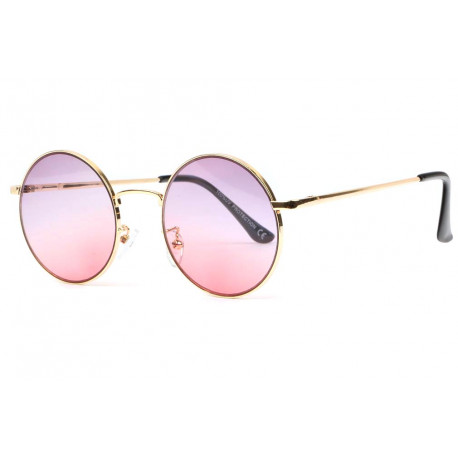 Lunettes de Soleil Violettes et Roses Rondes Tendance Obladi LUNETTES SOLEIL Eye Wear