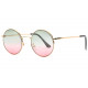 Lunettes de Soleil Roses et Grises Rondes Tendance Obladi LUNETTES SOLEIL Eye Wear